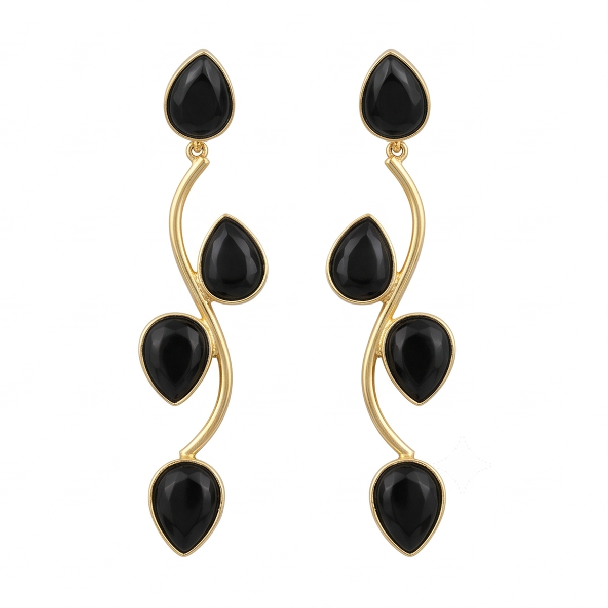 DIVYORO LEAF DANGLE EARRING