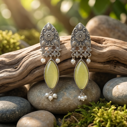 DIVYORO YELLOW MARQUISE DROPS