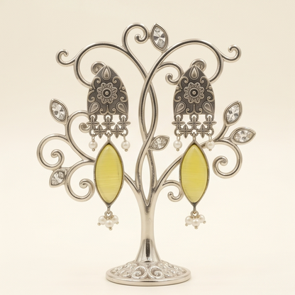 DIVYORO YELLOW MARQUISE DROPS