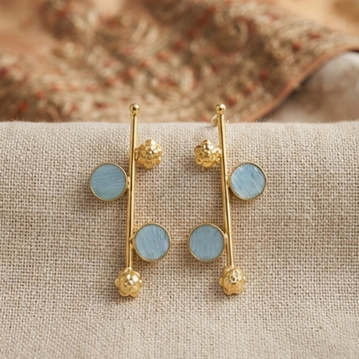 DIVYORO CELESTIAL TWIG DROP EARRING