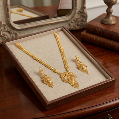 DIVYORO GOLD PEACOCK SET