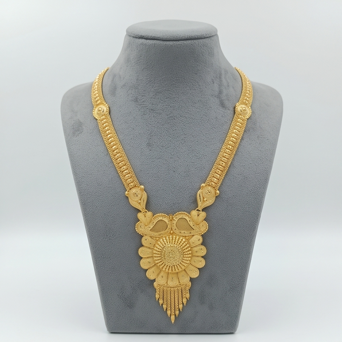 DIVYORO GOLD FLORAL NECKLACE