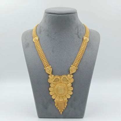 DIVYORO GOLD FLORAL NECKLACE