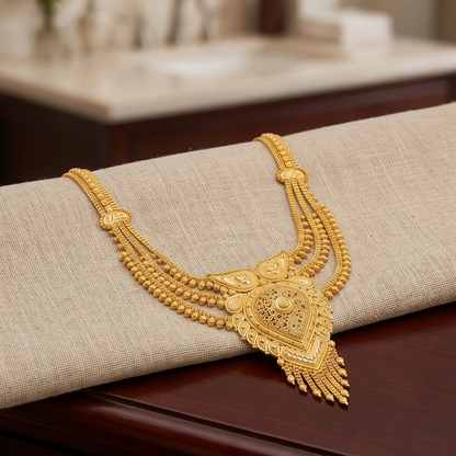 DIVYORO GOLD LAYERED NECKLACE
