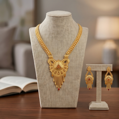 DIVYORO GOLD CHOKER SET