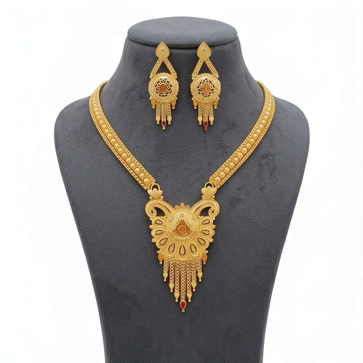 DIVYORO GOLD CHOKER SET