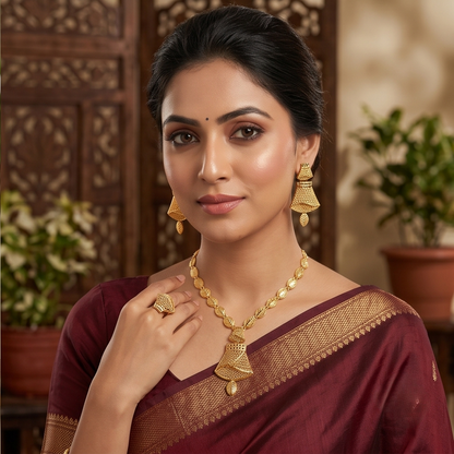 DIVYORO GOLD FILIGREE SET