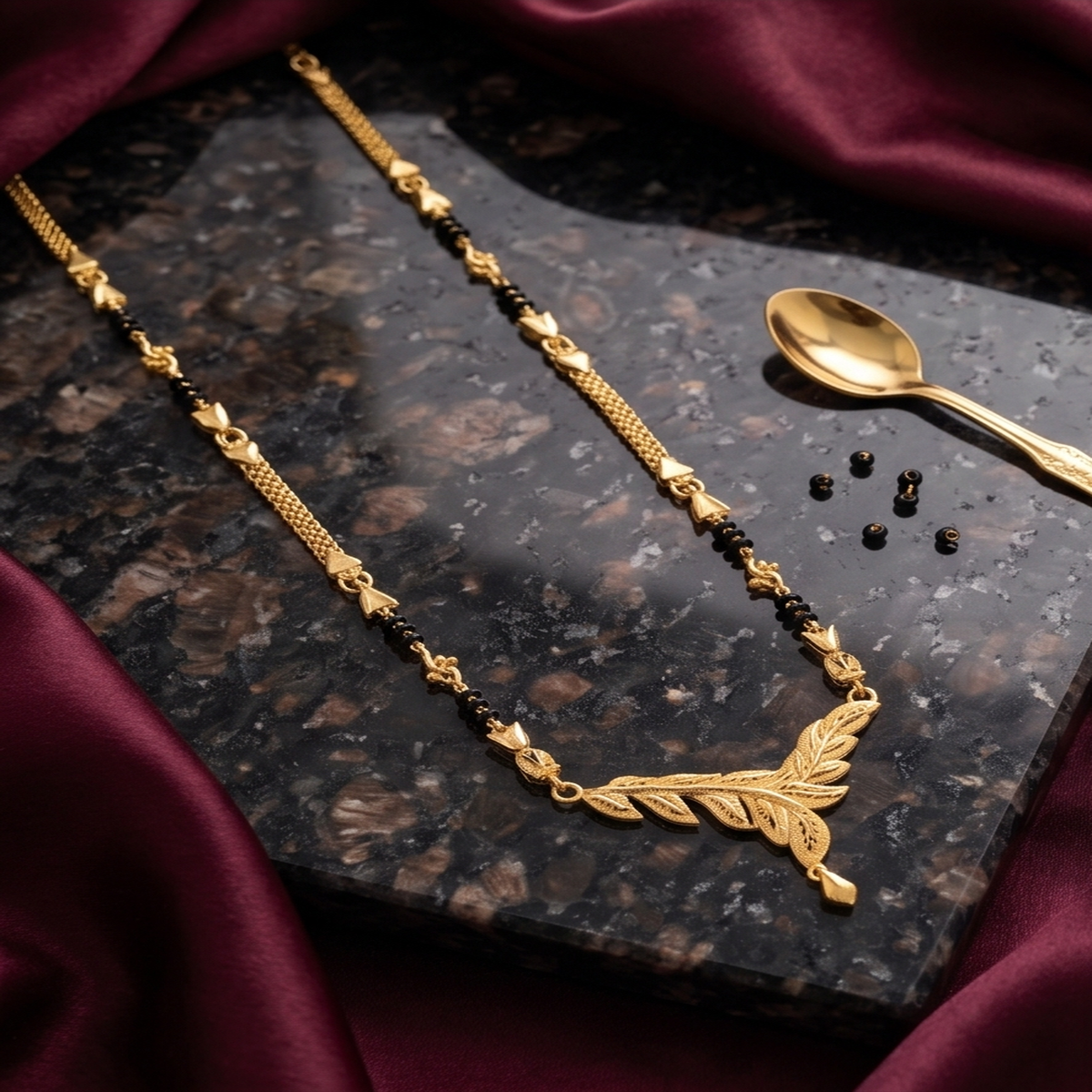 DIVYORO TRADITIONAL GOLD MANGALSUTRA SET