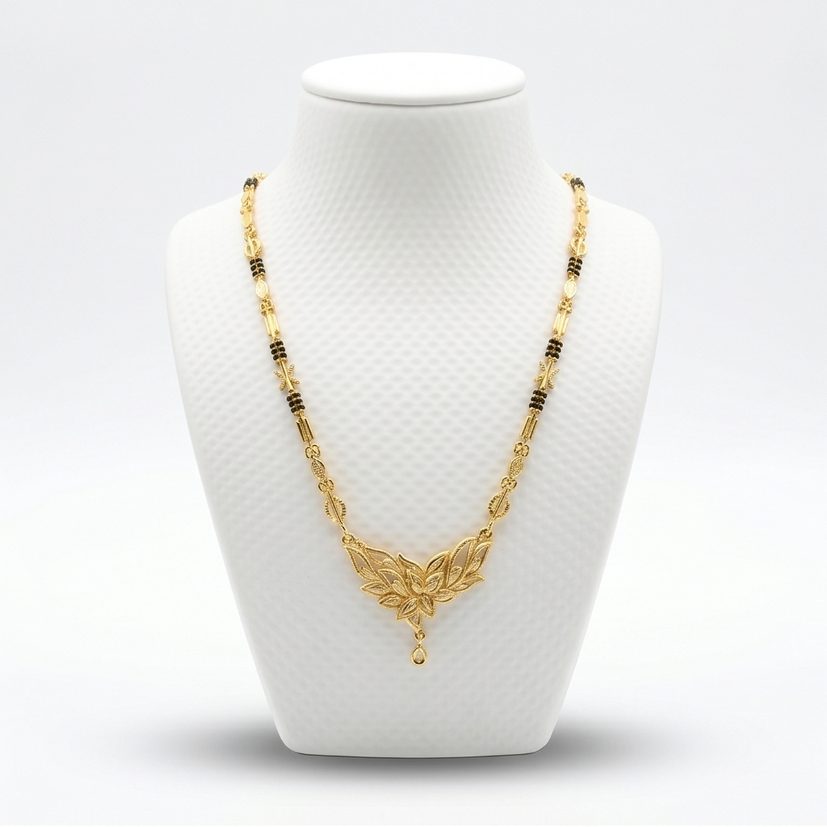 DIVYORO FLORAL DESIGN GOLD MANGALSUTRA