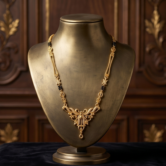 DIVYORO ELEGANT GOLD CHAIN MANGALSUTRA
