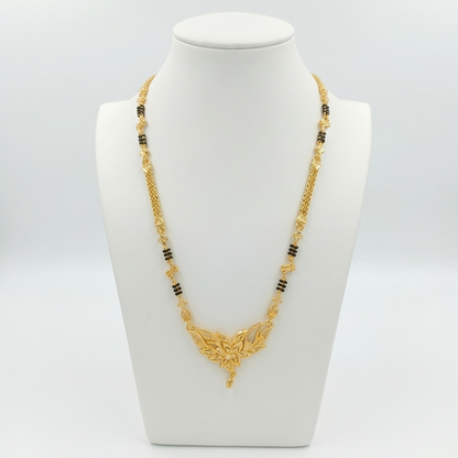 DIVYORO FLORAL GOLD MANGALSUTRA DESIGN