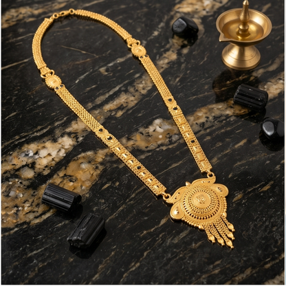 DIVYORO MODERN GOLD MANGALSUTRA NECKLACE