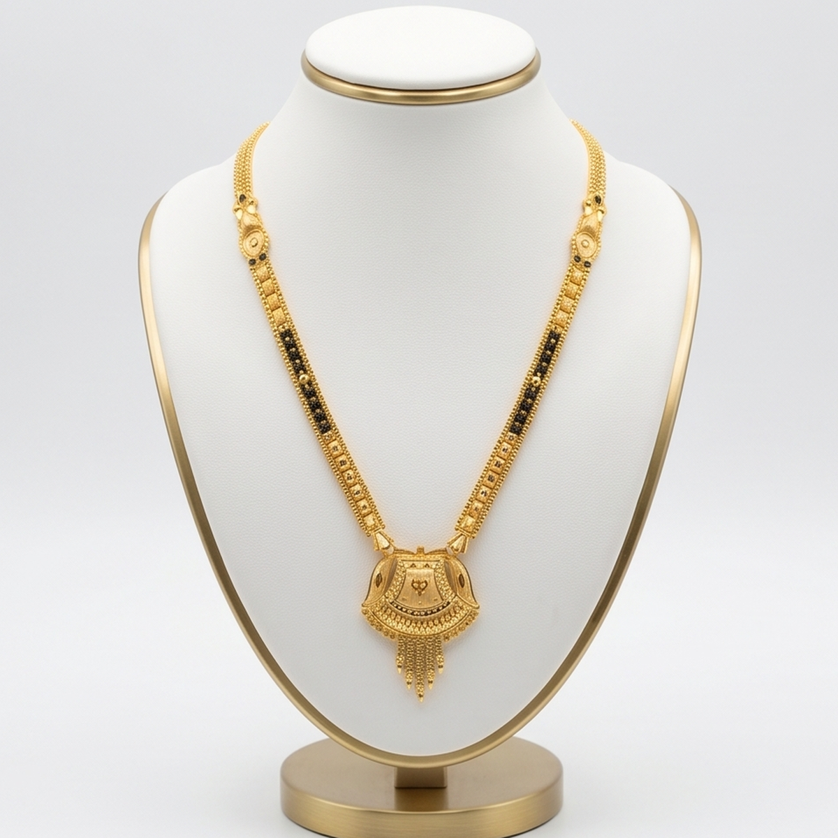 DIVYORO CLASSIC GOLD BEAD MANGALSUTRA