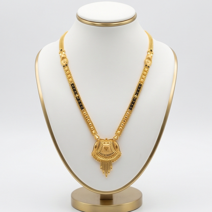 DIVYORO CLASSIC GOLD BEAD MANGALSUTRA