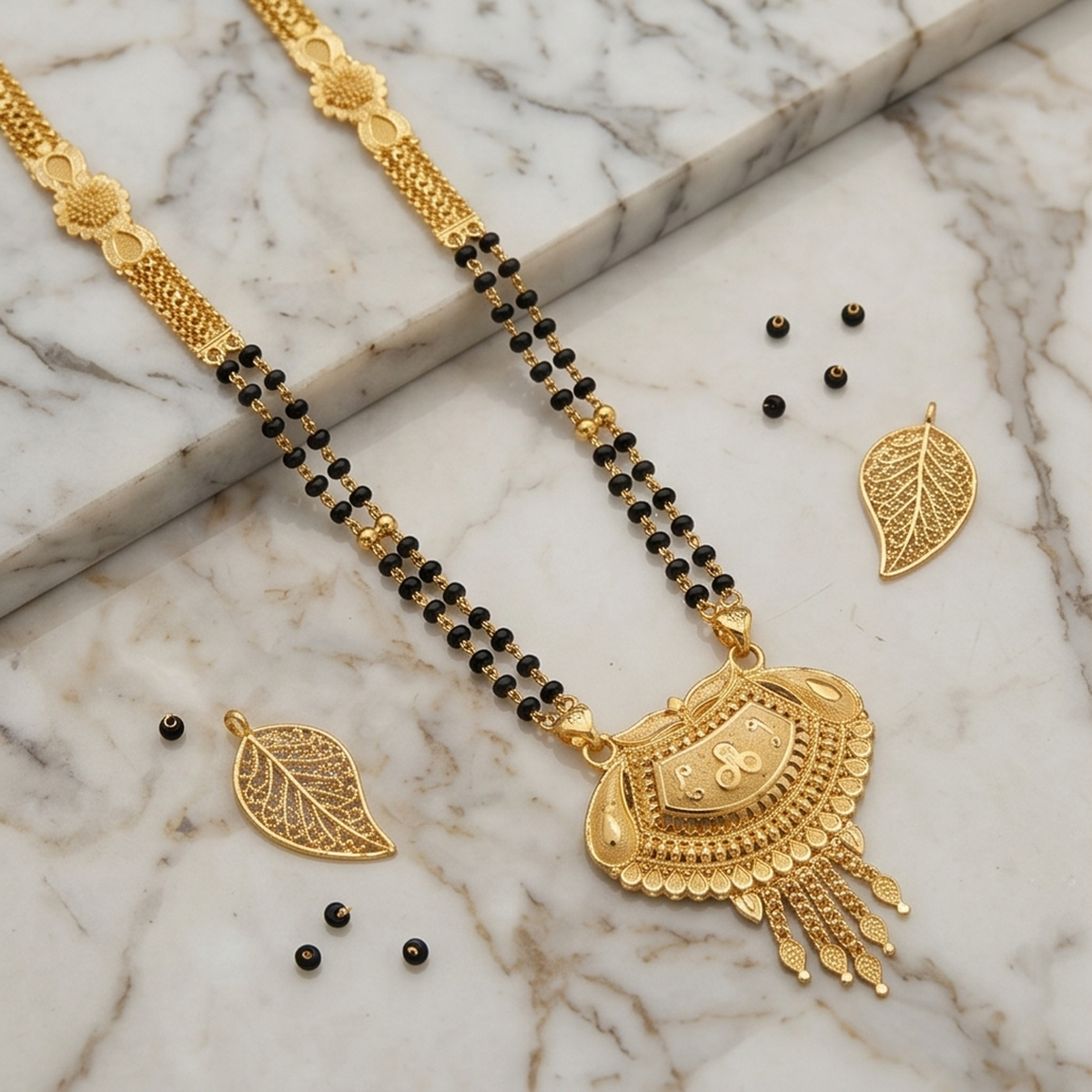 DIVYORO DELICATE GOLD MANGALSUTRA DESIGN