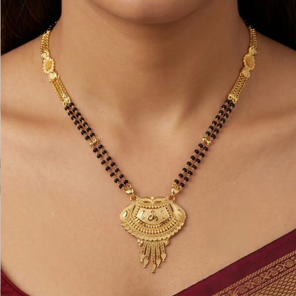DIVYORO DELICATE GOLD MANGALSUTRA DESIGN