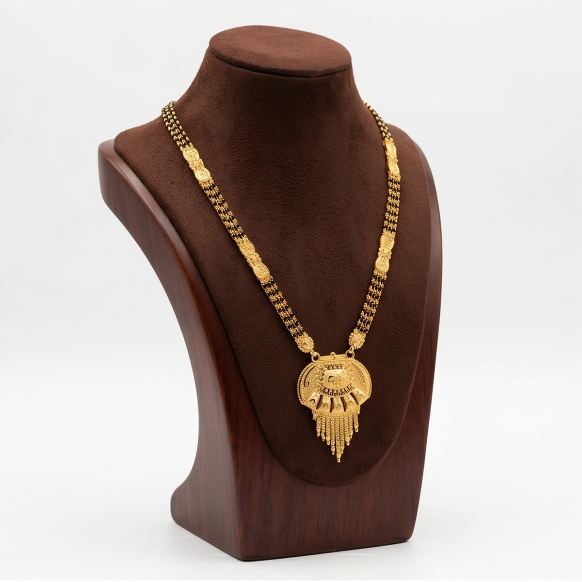 DIVYORO STYLISH GOLD MANGALSUTRA SET