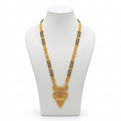 DIVYORO INTRICATE GOLD MANGALSUTRA PENDANT