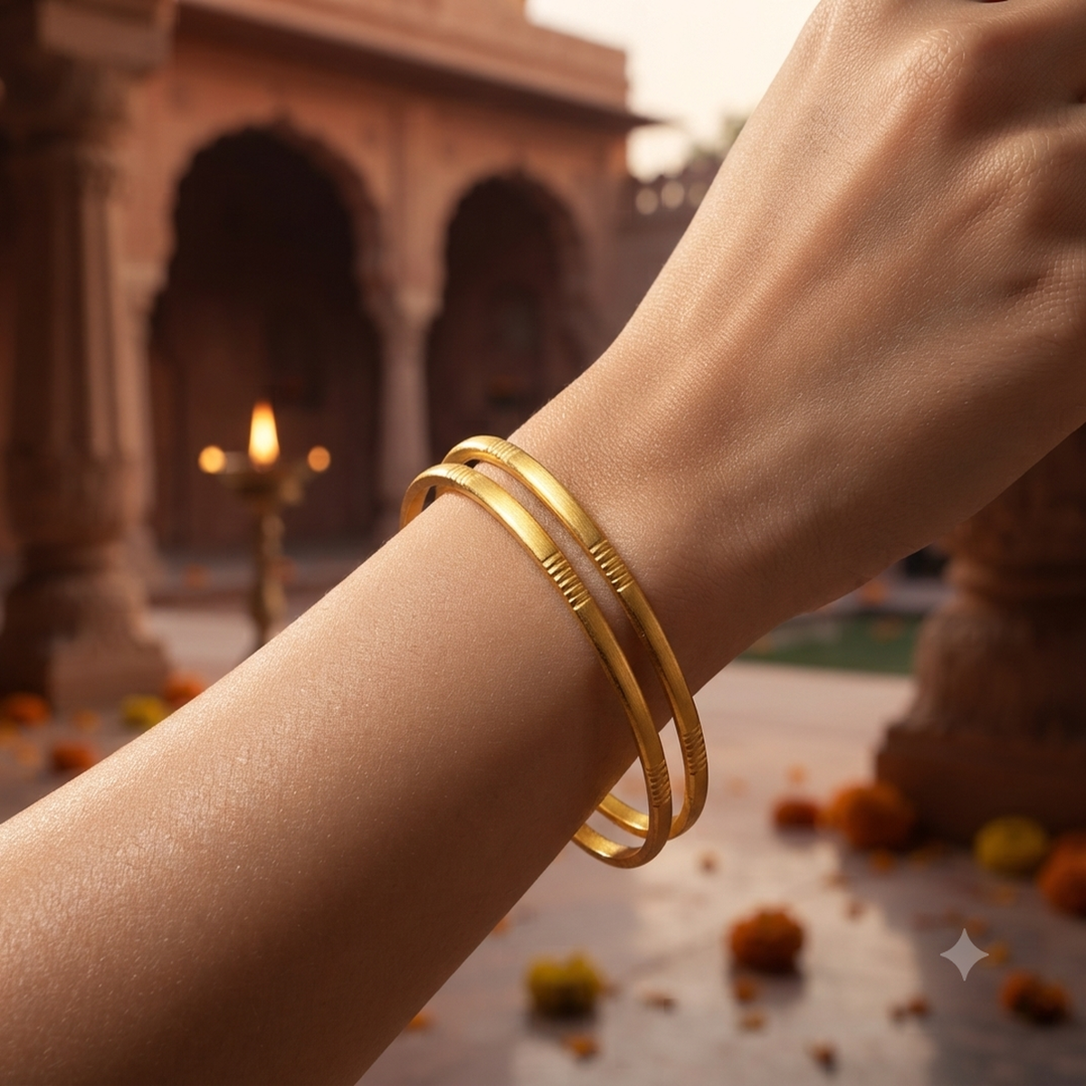 DIVYORO ETERNAL LUSTRE BANGLES