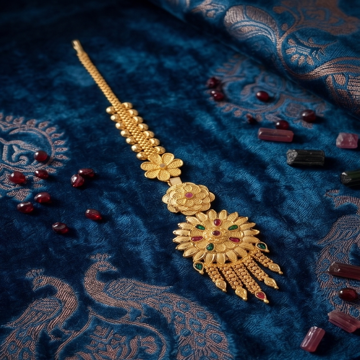 DIVYORO RADIANT FLORAL MANG TIKKA