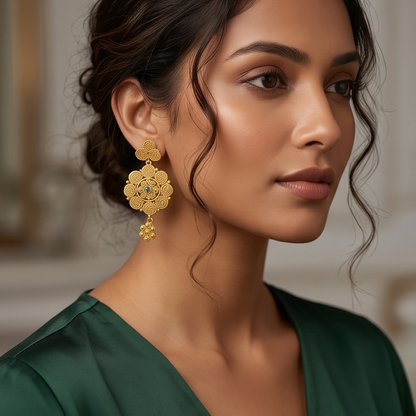 DIVYORO ZURI CHAKRA EARRINGS