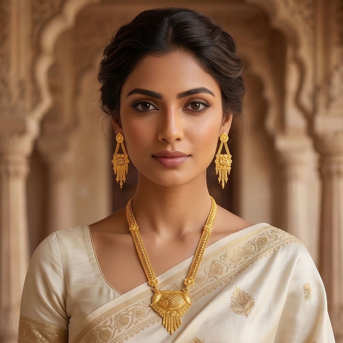 DIVYORO GOLD LONG RANI HAAR