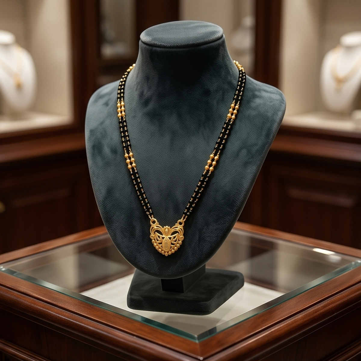 DIVYORO TRADITIONAL GOLD PENDANT MANGALSUTRA