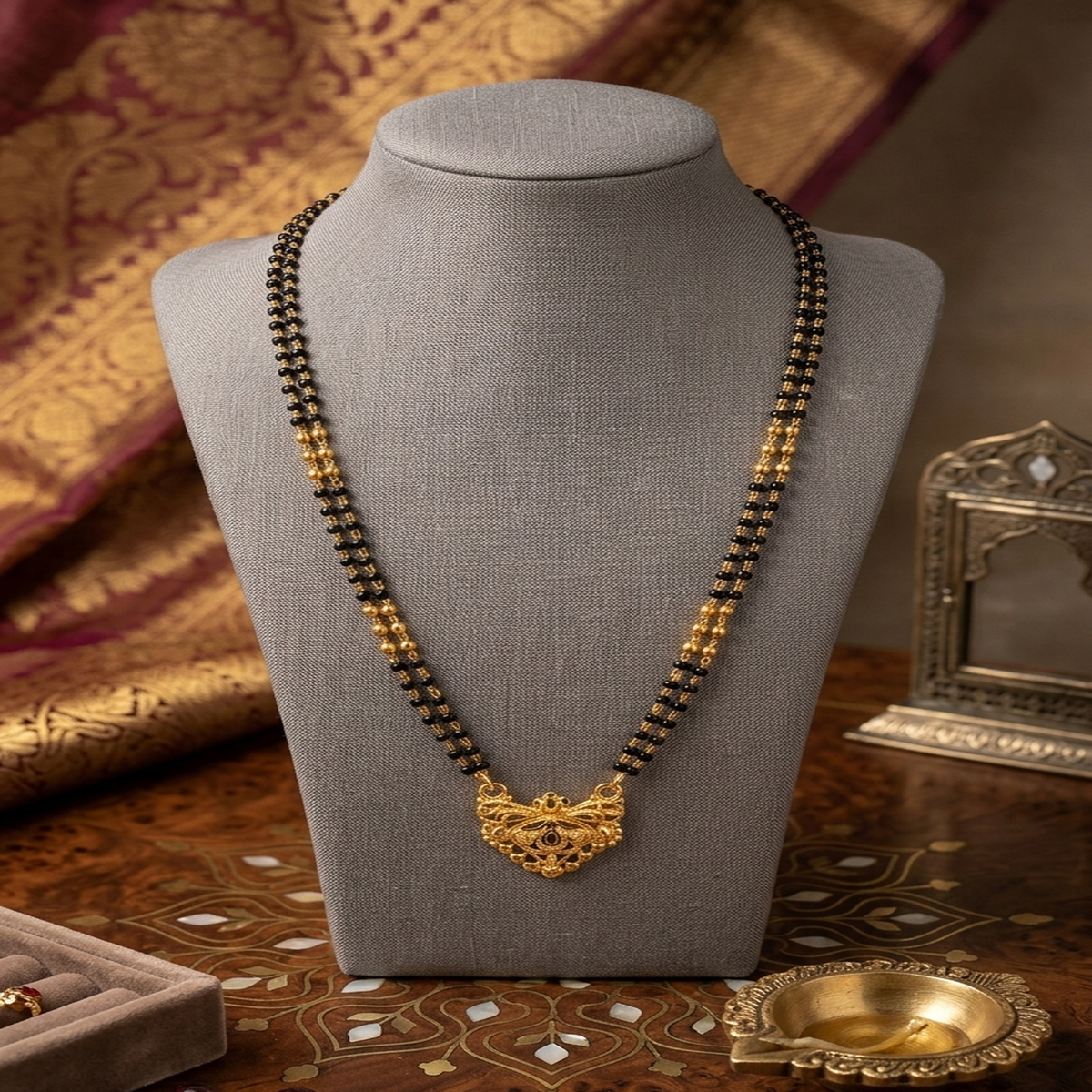 DIVYORO SIMPLE GOLD DESIGN MANGALSUTRA