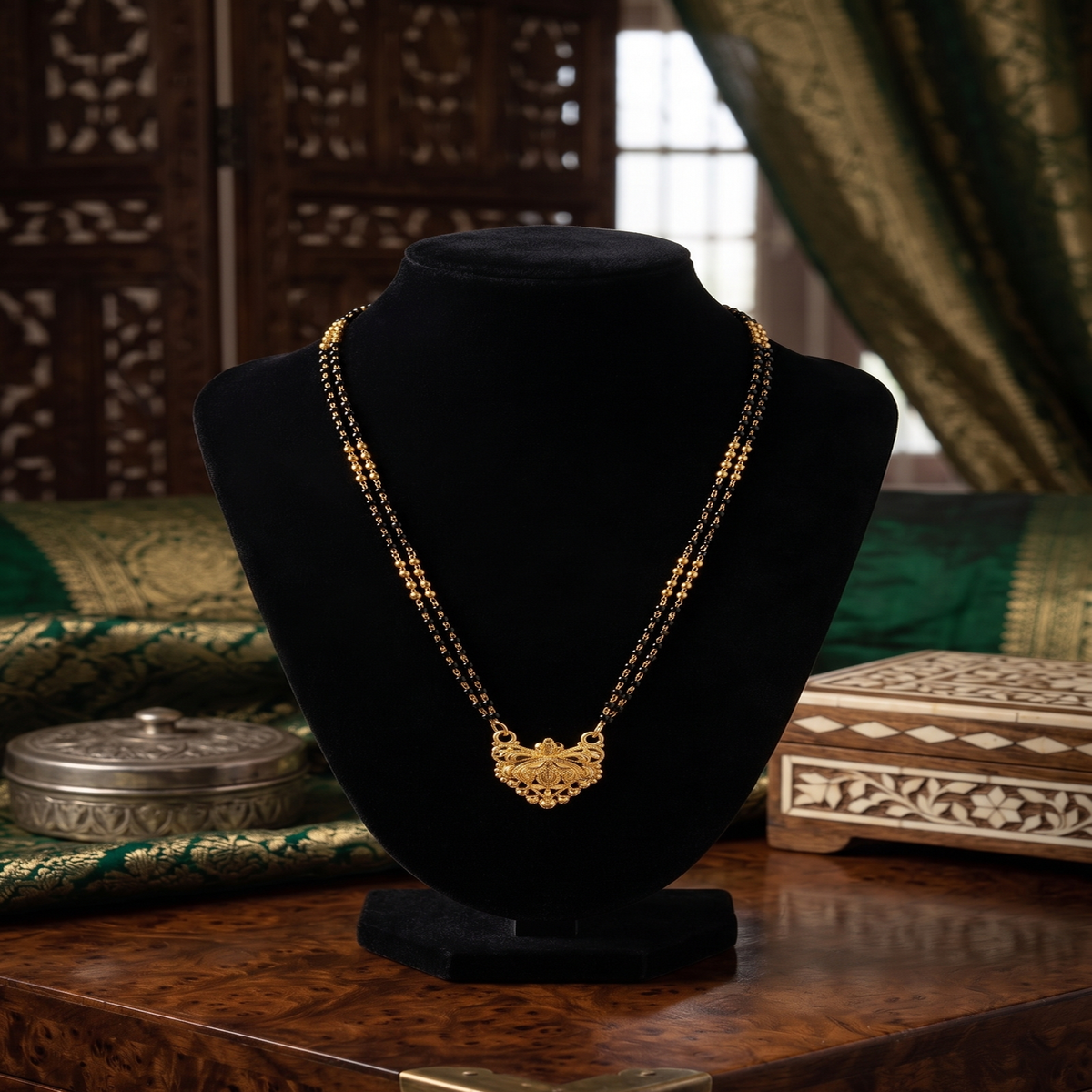 DIVYORO SIMPLE GOLD DESIGN MANGALSUTRA