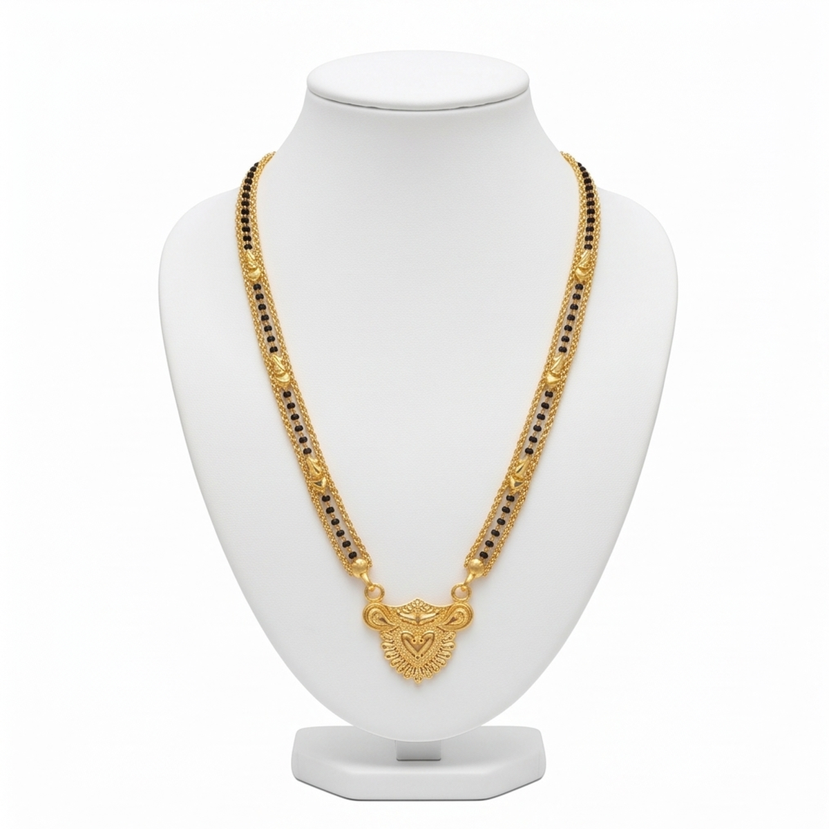 DIVYORO MODERN GOLD BEAD MANGALSUTRA