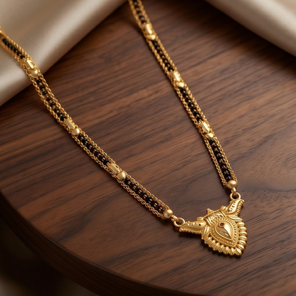 DIVYORO DELICATE GOLD CHAIN MANGALSUTRA