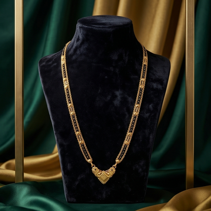 DIVYORO INTRICATE GOLD PENDANT MANGALSUTRA