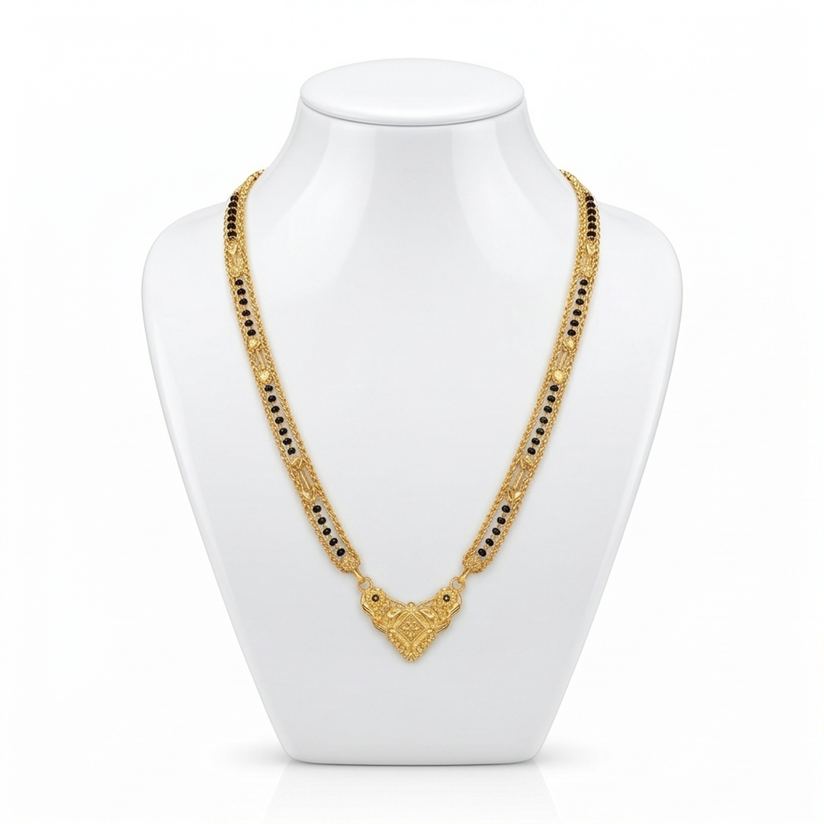 DIVYORO INTRICATE GOLD PENDANT MANGALSUTRA