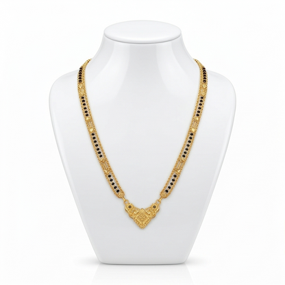 DIVYORO INTRICATE GOLD PENDANT MANGALSUTRA