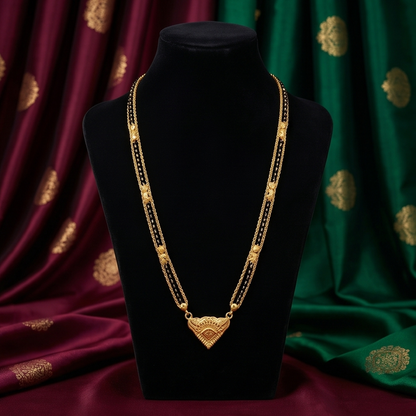 DIVYORO DETAILED GOLD LINK MANGALSUTRA