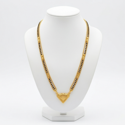 DIVYORO DETAILED GOLD LINK MANGALSUTRA