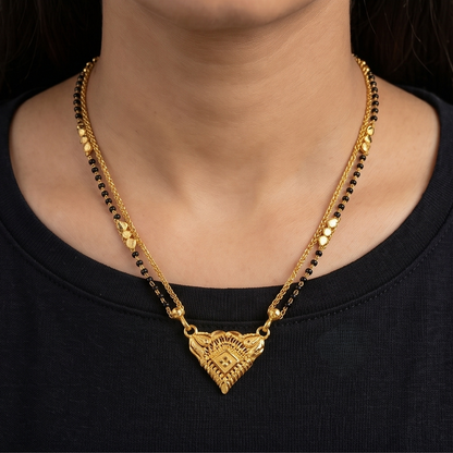 DIVYORO DESIGNER GOLD CHAIN MANGALSUTRA