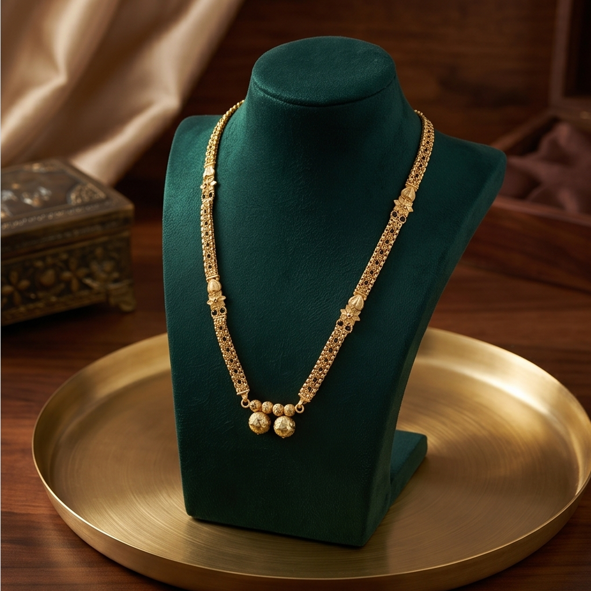 DIVYORO MODERN DUAL BEAD MANGALSUTRA