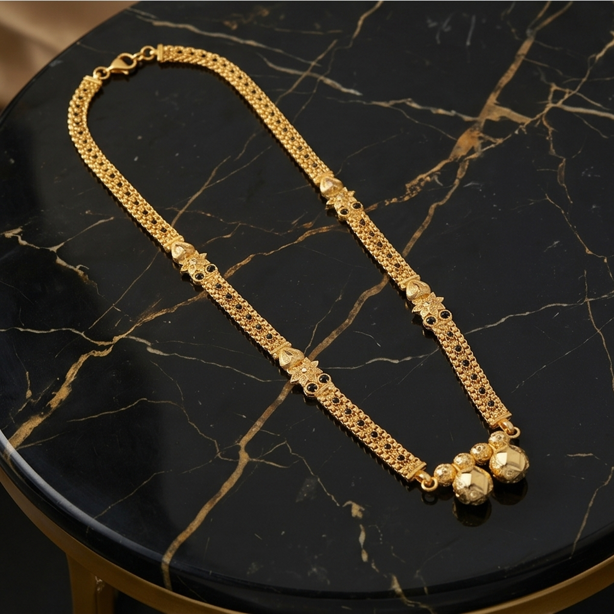DIVYORO MODERN DUAL BEAD MANGALSUTRA