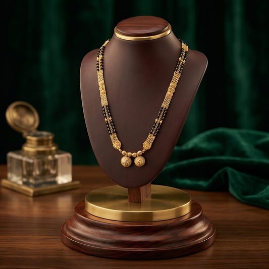 DIVYORO CLASSIC CIRCULAR GOLD MANGALSUTRA