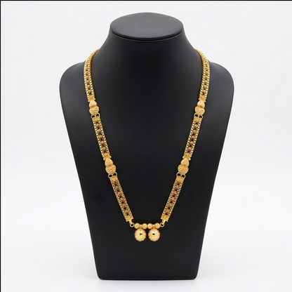 DIVYORO PETITE GOLD BEAD MANGALSUTRA