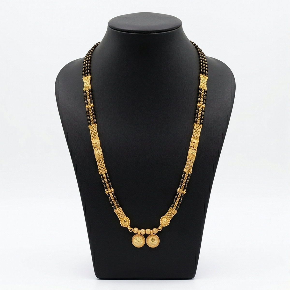 DIVYORO DELICATE GOLD BEAD MANGALSUTRA