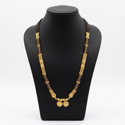 DIVYORO DELICATE GOLD BEAD MANGALSUTRA