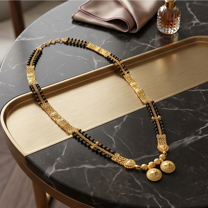 DIVYORO STAR PENDANT GOLD MANGALSUTRA