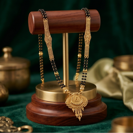 DIVYORO TRADITIONAL FILIGREE GOLD MANGALSUTRA