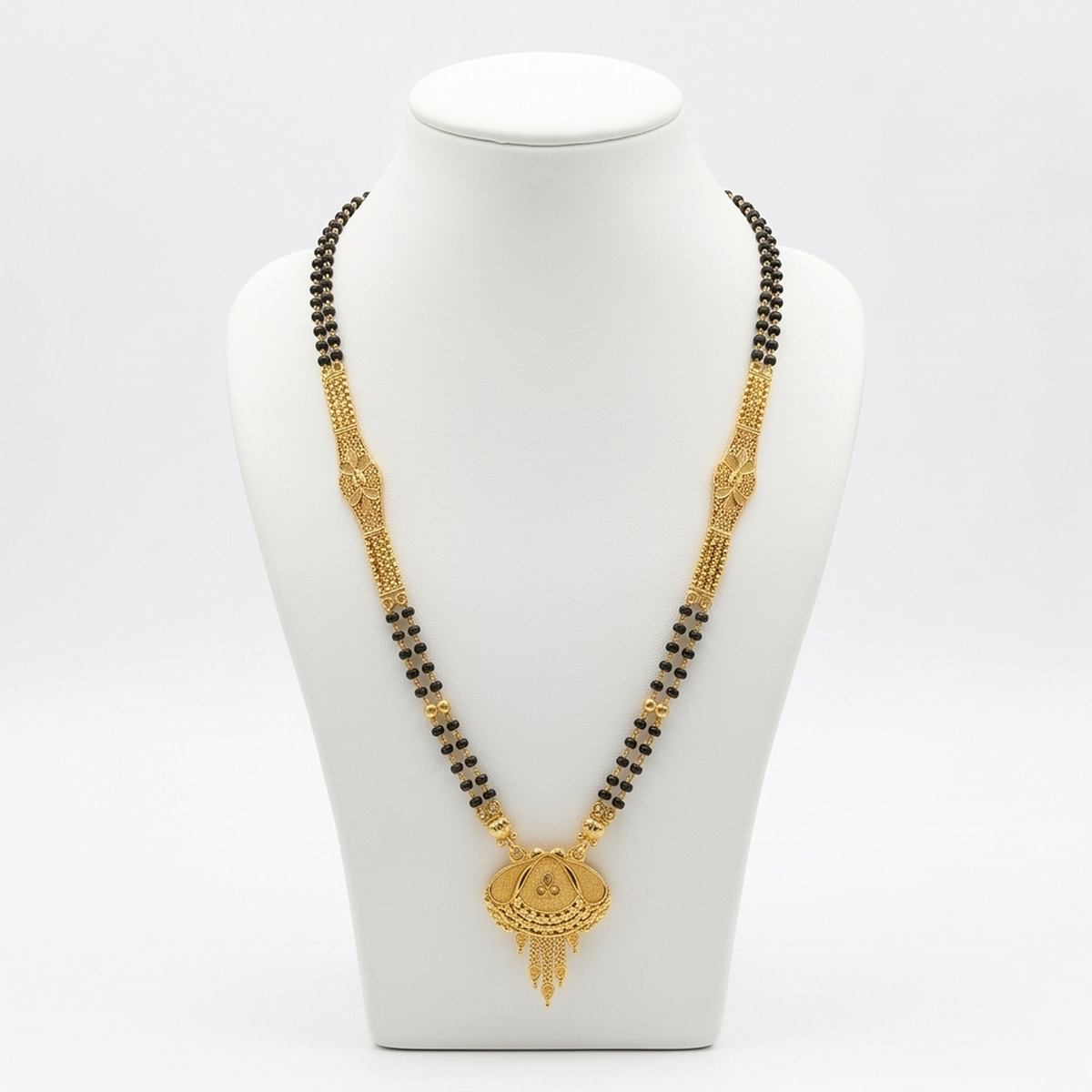 DIVYORO TRADITIONAL FILIGREE GOLD MANGALSUTRA