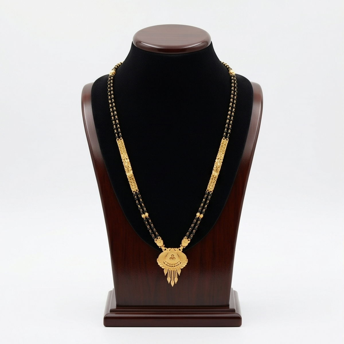 DIVYORO FLORAL DESIGN GOLD MANGALSUTRA