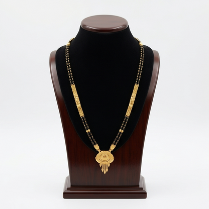 DIVYORO FLORAL DESIGN GOLD MANGALSUTRA