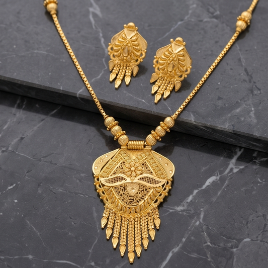 DIVYORO CLASSIC FRINGE GOLD SET