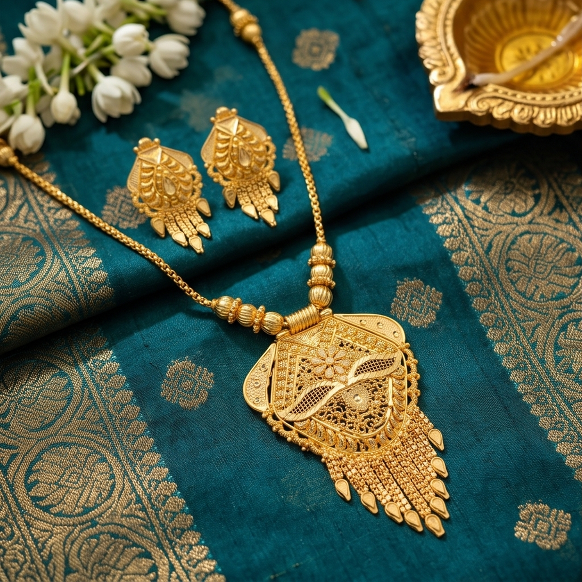 DIVYORO CLASSIC FRINGE GOLD SET